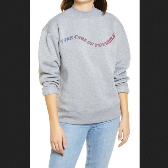 BP Grey Crewneck Sweat Shirt Size Small - Picture 1 of 5